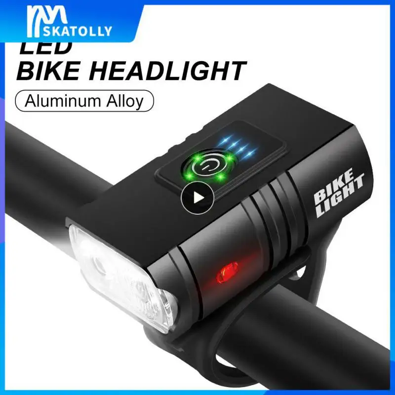 

1000LM Bicycle Light Bike Headlight LED Taillight USB Rechargeable Flashlight MTB Cycling Lantern For Bicycle Lamp