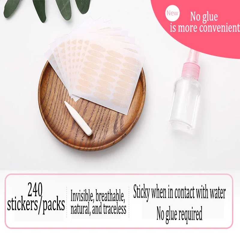 480 шт. Пластыри для колебаний невидимые двойные искусственные веки двойной клей