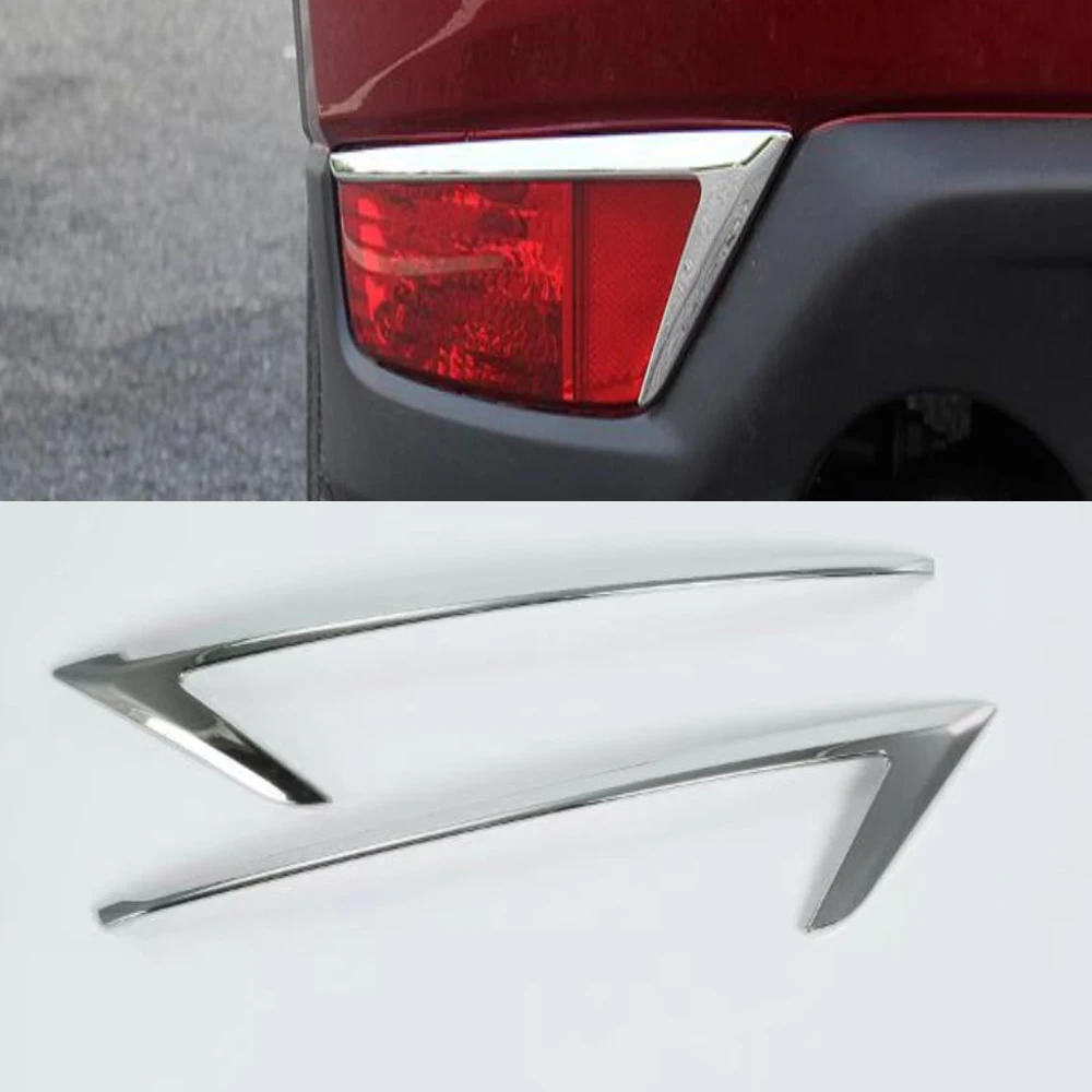 

Для Mazda CX-5 CX5 KF 2017 2018 2019 2020 ABS хромированный Автомобильный задний противотуманный светильник, накладка, задний противотуманный светильник, лампа, рамка, наклейка, Стайлинг