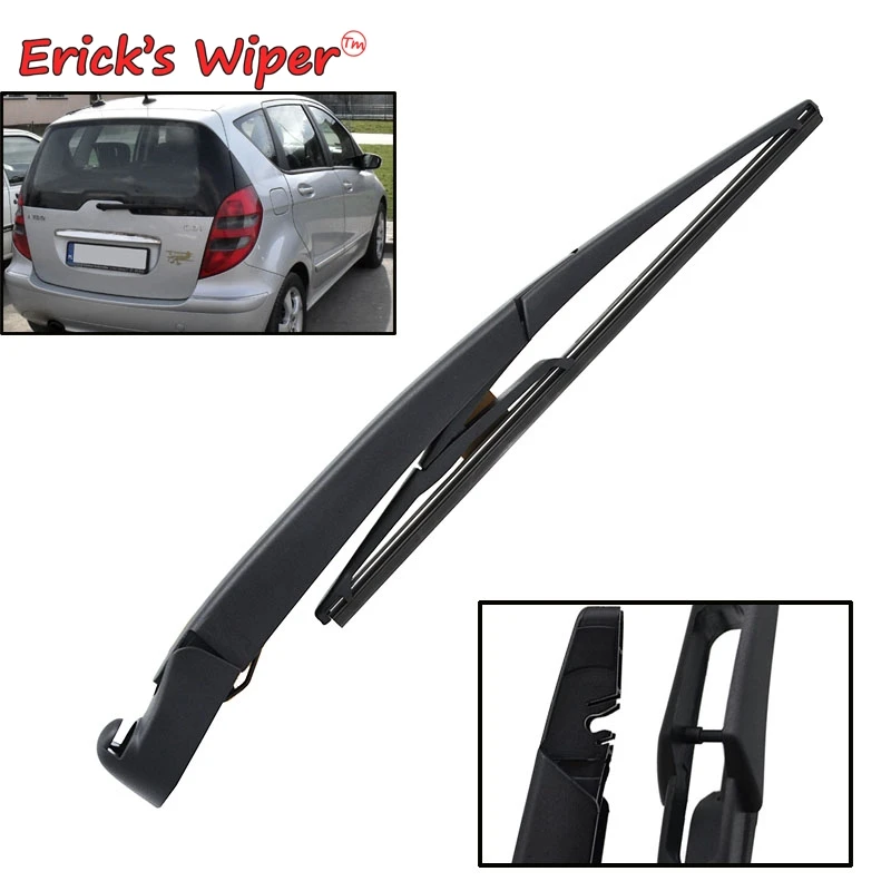 

Erick's Wiper 12-дюймовый комплект щеток и рычагов заднего стеклоочистителя для Mercedes Benz A150 A160 A170 A180 A200 W169 лобовое стекло