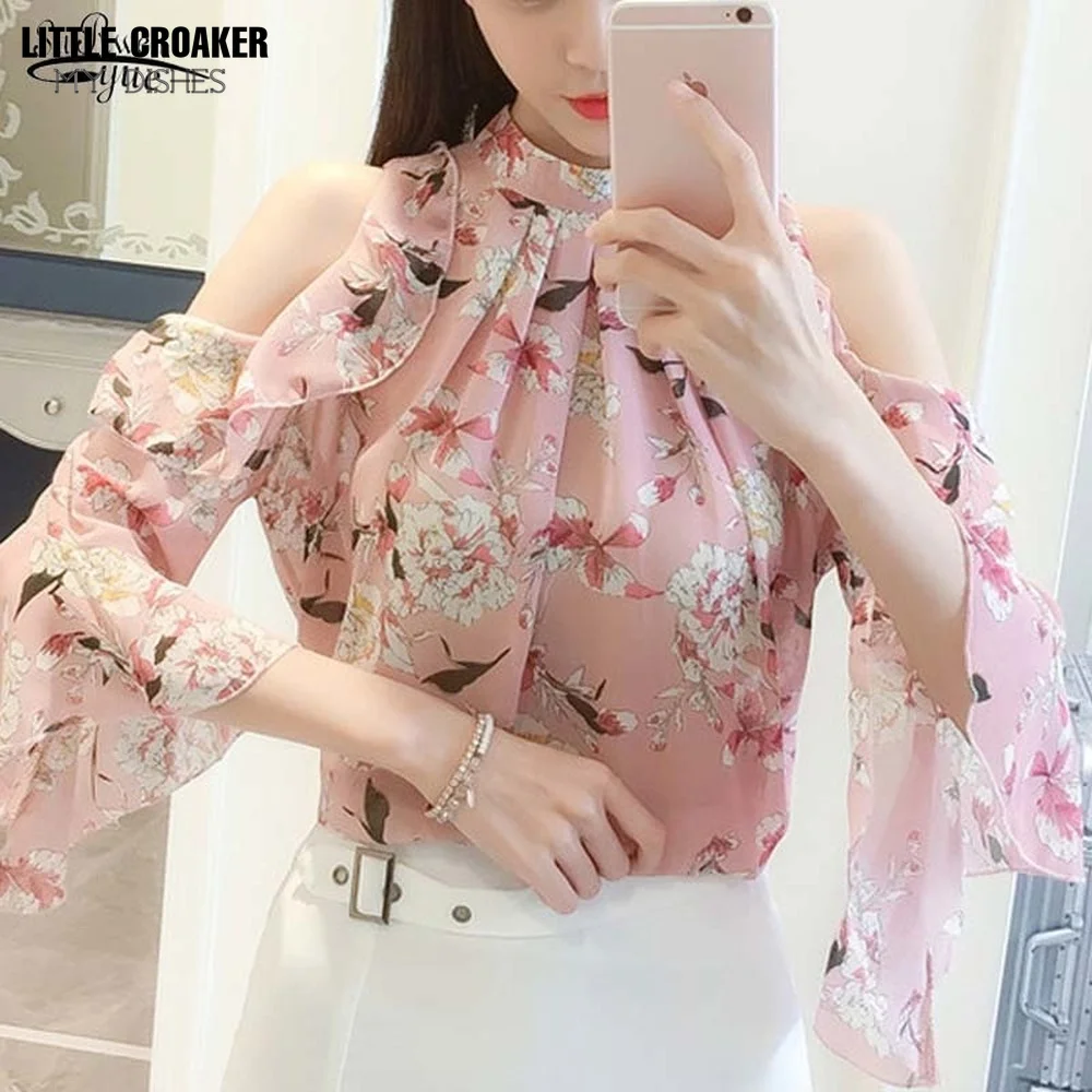 2022 Summer Fashion Tops Chiffon Shirt Women Tops And Blouses Off Shoulder  Tops Sexy Chiffon Blouse Shirt Blusa Feminina 14300 - купить по выгодной  цене | AliExpress