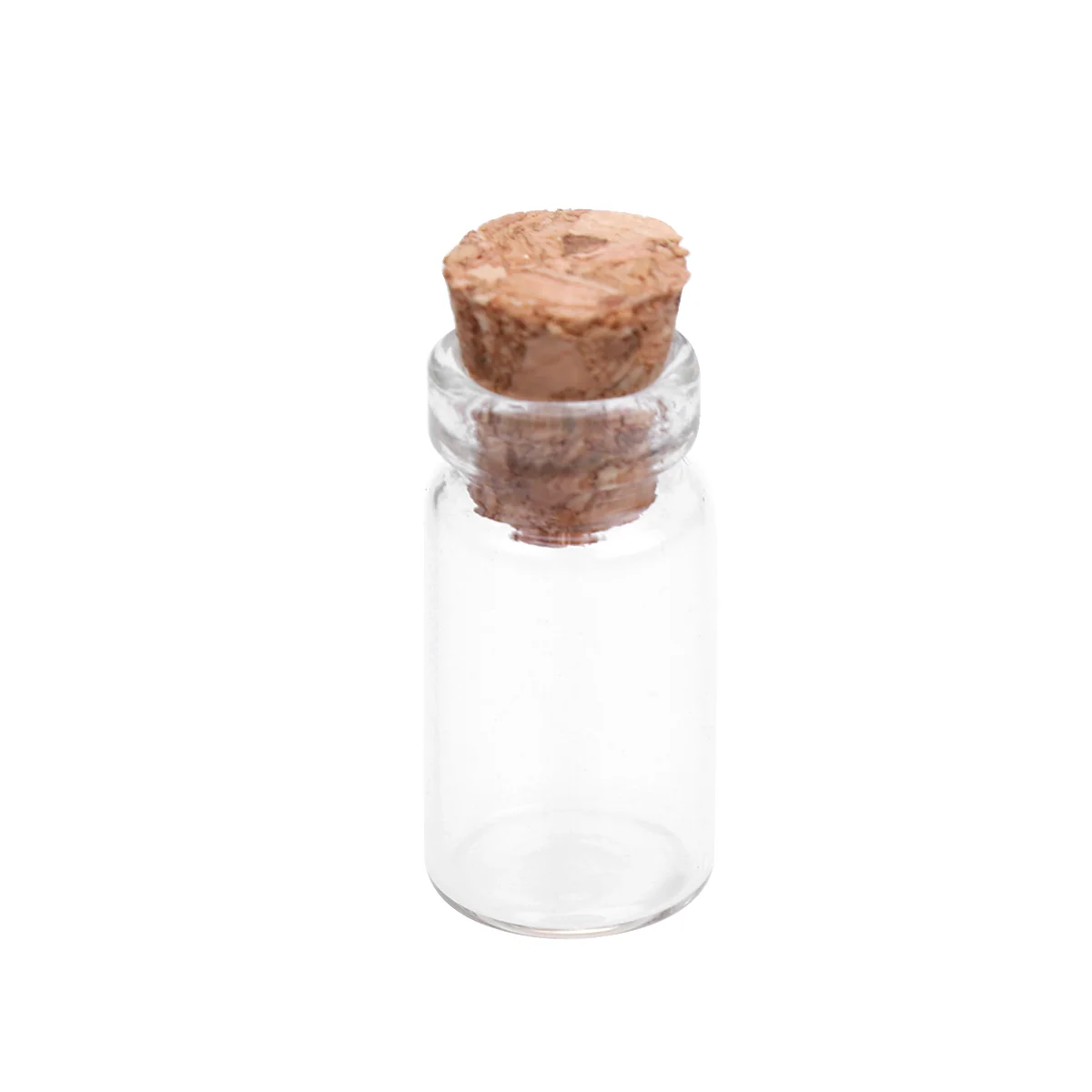 

25 Pcs Clear Container Lid Small Glass Bottle Mini Vials Accessories Mini Glass Jar Glass Favor Bottle Message Glass Bottle