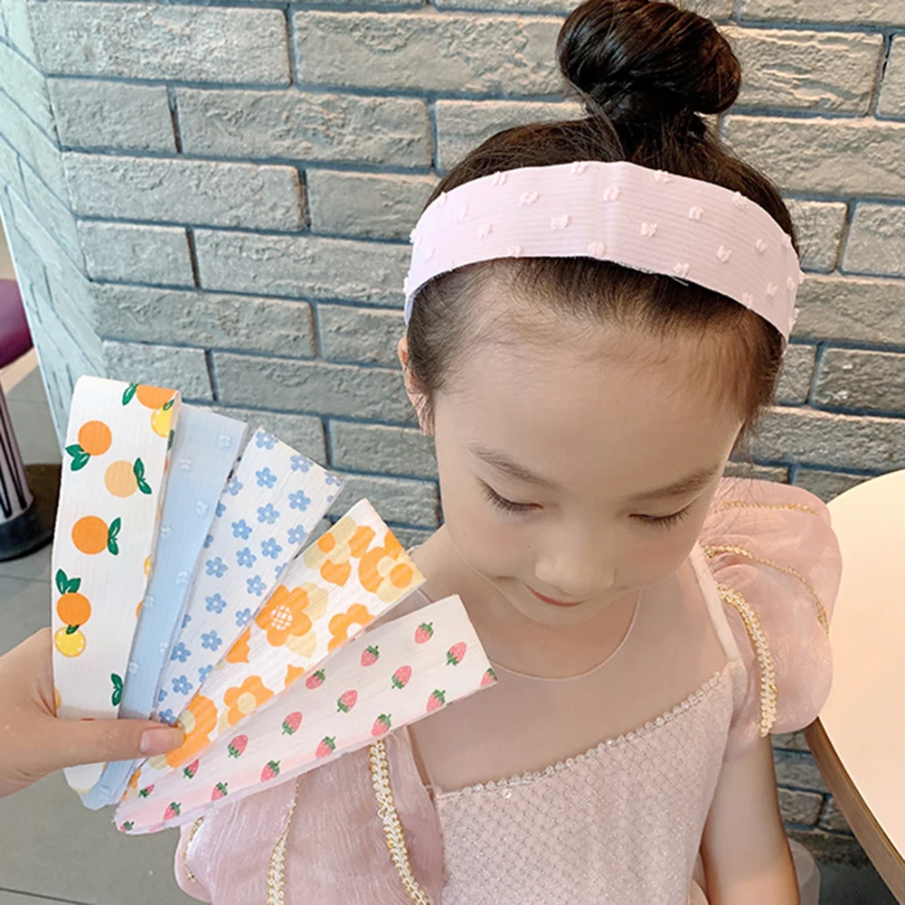 

Children Cute Flower Bangs Paste Hairbands Baby Girls Lovely Broken Hair Artifact Headbands Kids Hair Accessories 2022