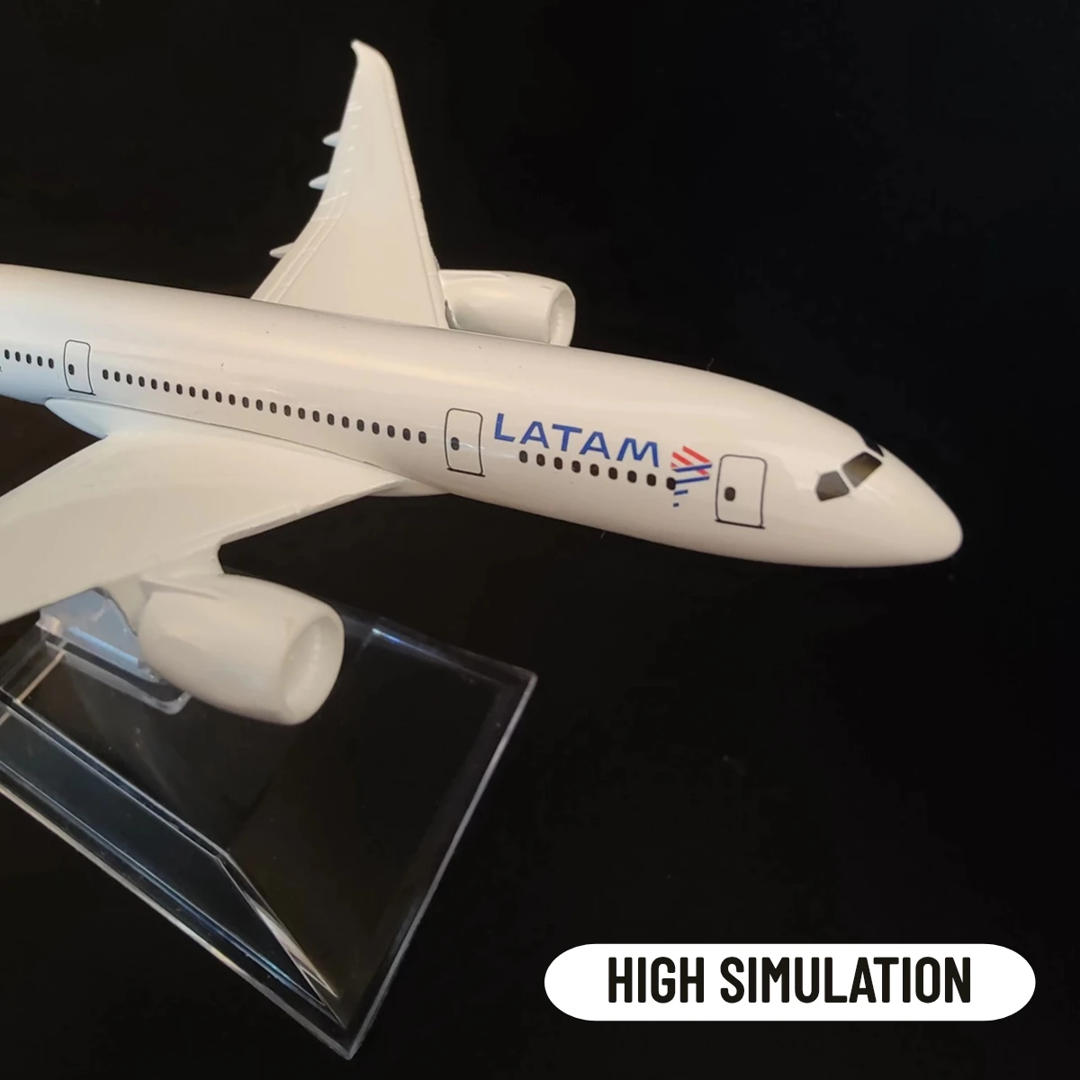 Фото Масштаб 1:400 металлический самолет Реплика 15 см LATAM B787 Boeing Airbus самолет литье под давлением Модель Детская комната Декор подарок игрушки для м... №3