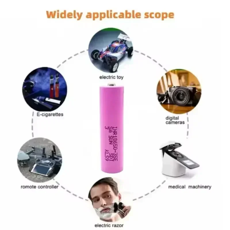 2024Новый аккумулятор 18650 новейший бестселлер 35ELI-ION 3 7 В 3500 мАч + зарядное