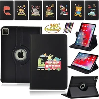 360 rotating tablet case for apple ipad pro 9 7 10 5 11 20182020 auto wake up stand cover pu leather protective shell