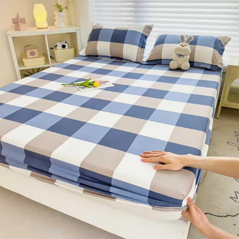 

Waterproof Mattress Cover Anti-Pull Mattress Protector Bed Cover Anti-dust Mite Breathable Fitted Sheet 150/180/200cm