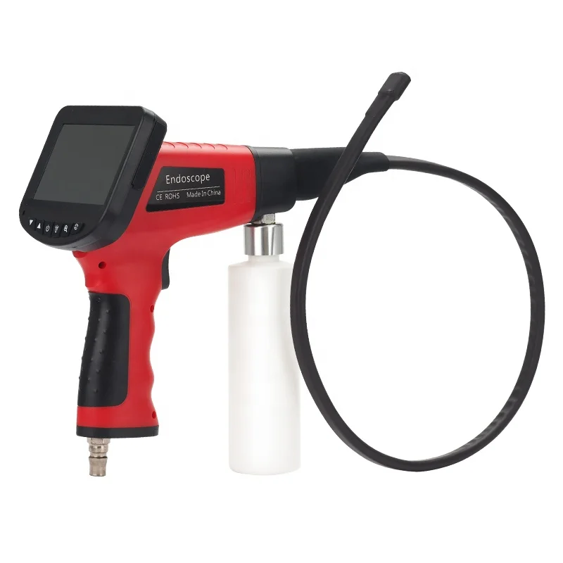 

Визуальный чистящий эндоскоп для кондиционера, диагональ 4,3 дюйма, инструмент для чистки автомобиля, пистолет для чистки кондиционера
