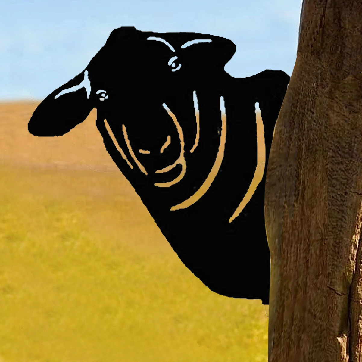 Металлическое железное ограждение для двора животное Декор овца поделки