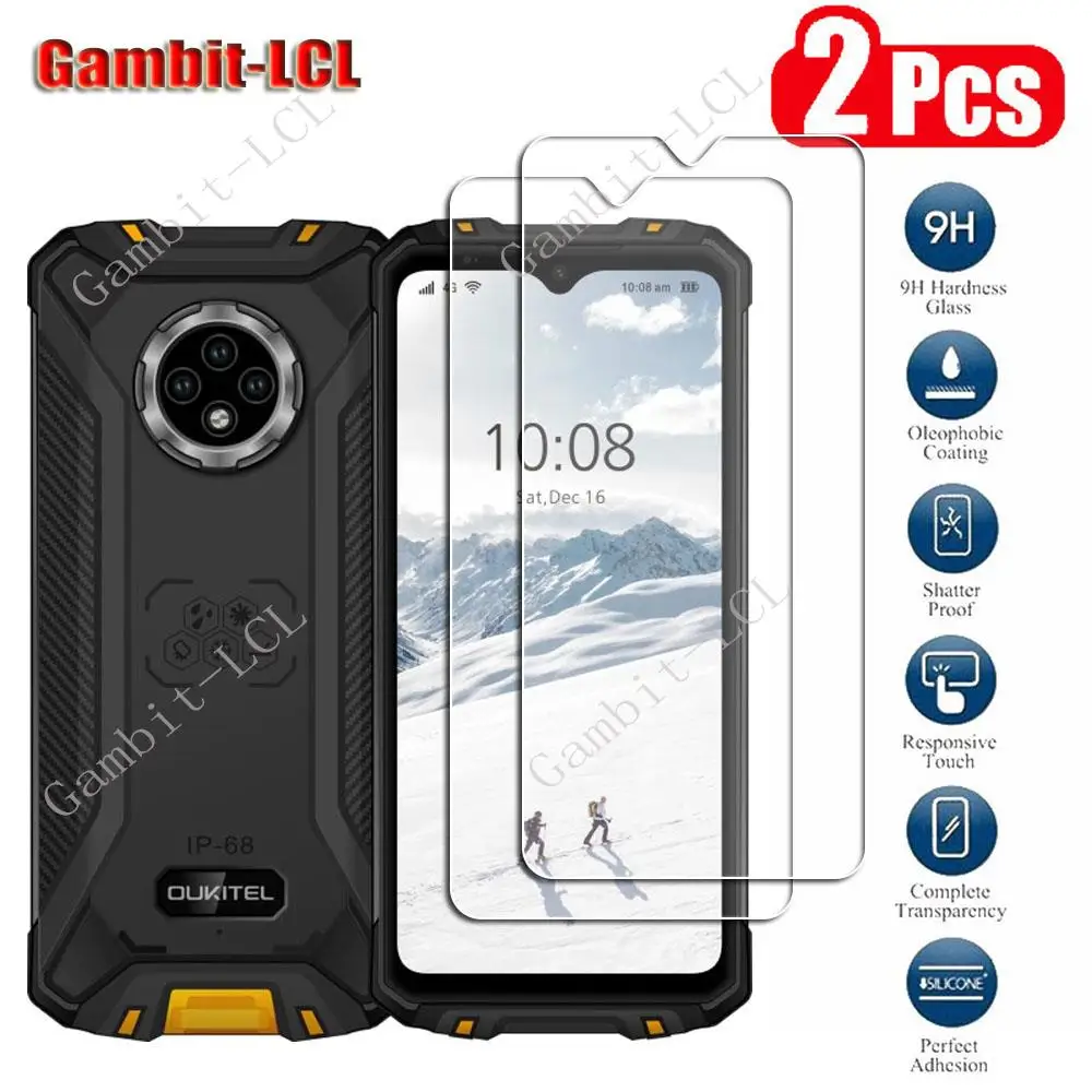 

2PCS HD 9H Protective Tempered Glass For Oukitel WP8 Pro 6.49" OukitelWP8 WP8Pro Screen Protector Protection Cover Film
