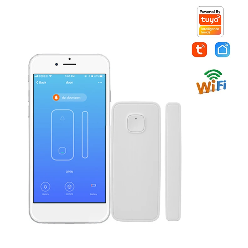 

Датчик открытия и закрытого состояния окон и дверей с Wi-Fi