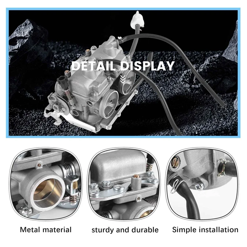 PD26JS 26MM 250CC CBT 125/250 Twin Cylinder Carburetor For Motorcycle Atvs Johnny Pag Spyder 300 Barhog Raptor FX-3 Carb