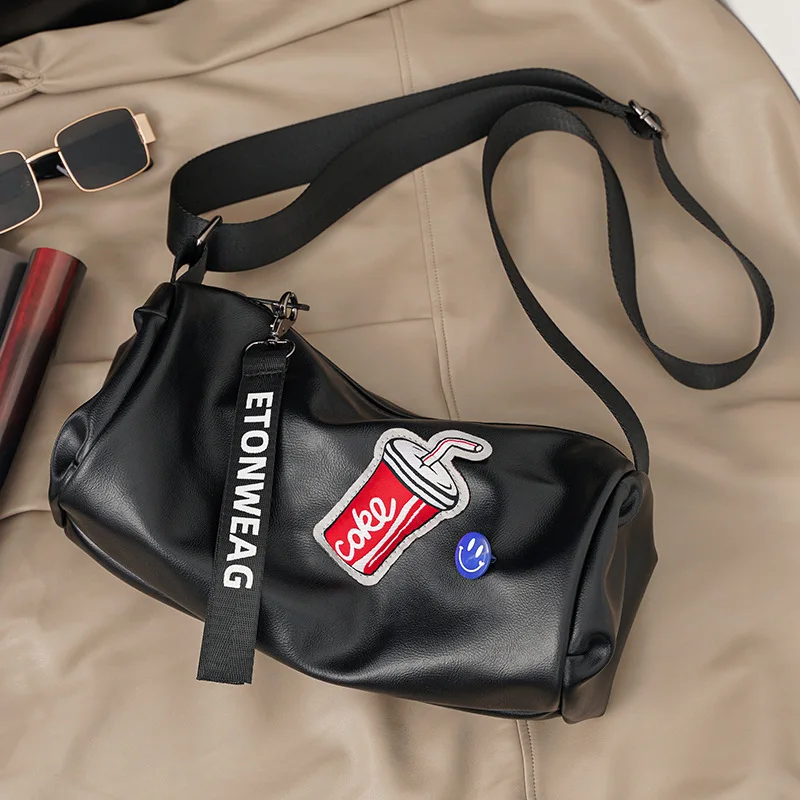 Сумка кросс-боди Мужская повседневная Сумочка на плечо с знаком колы чемоданчик