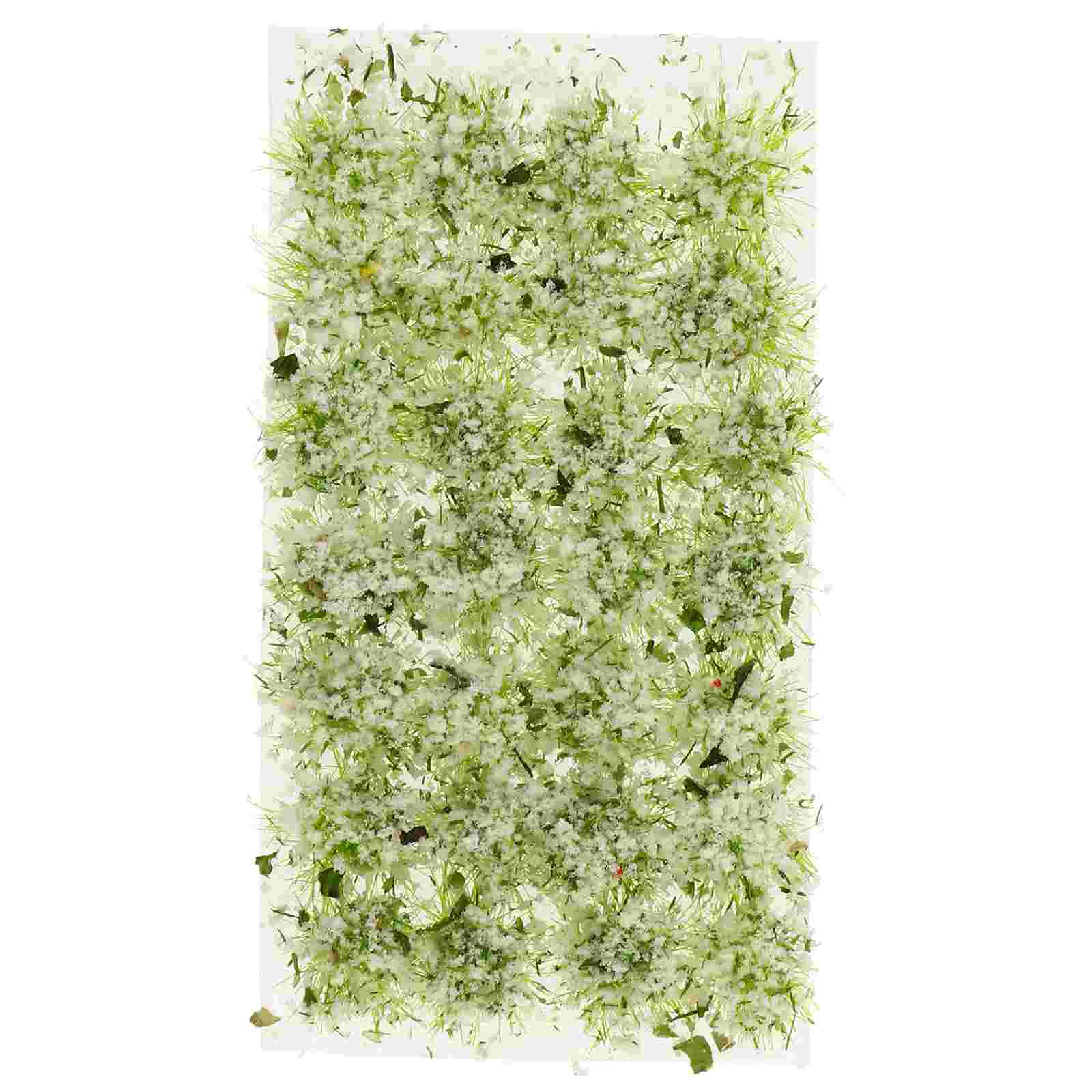 

Grass Flower Cluster Model Mini Tufts Artificial Miniature Fake Railway Landscape Tuft Micro Static Scenery Vegetation Garden