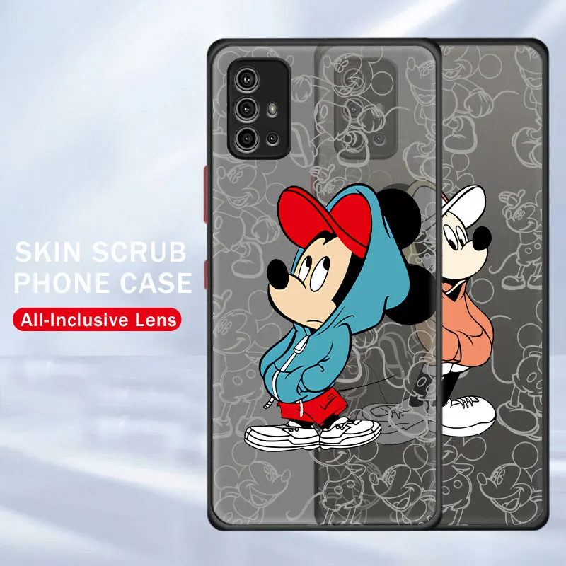 

Carcasa Case For Moto E7i G60 G40 Fusion G9 Play G Stylus G8 Plus E7 Power G30 Fashion Mickey Luxury Minnie Translucent Frosted