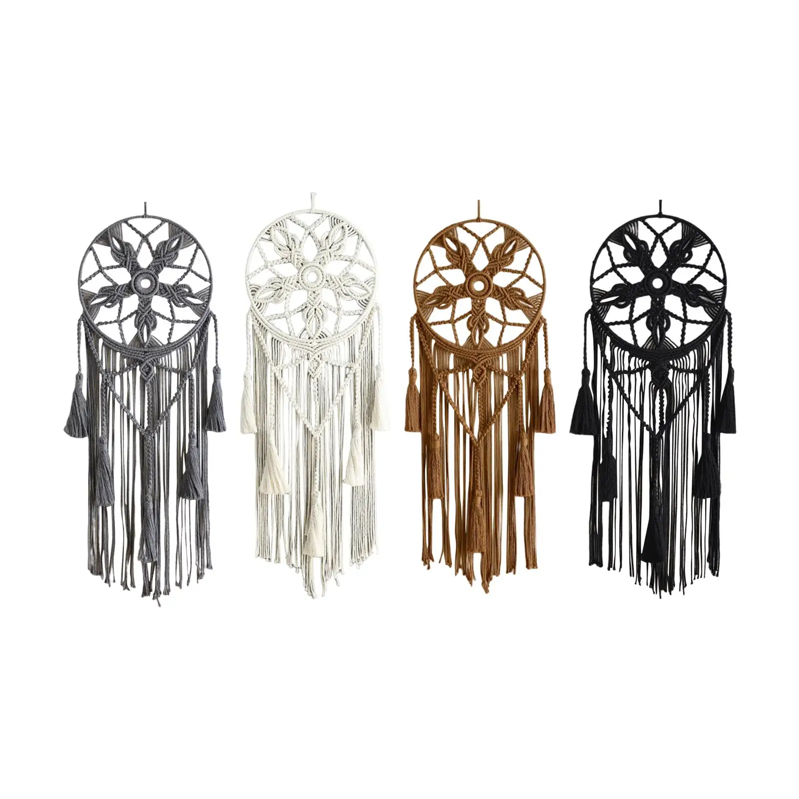 

Woven Tapestry Hoop Tassel Tapestry Macrame for Balcony Home Wedding