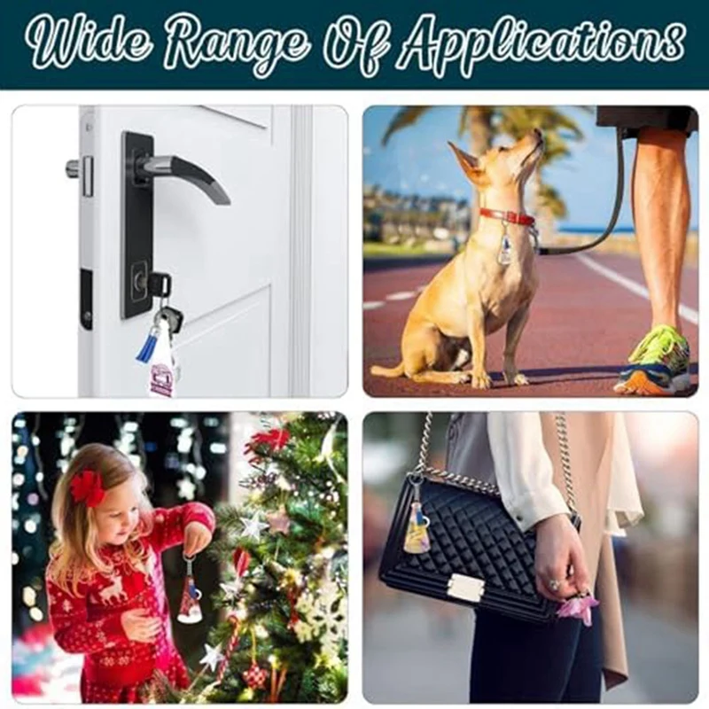 180 шт. брелки для ключей с мегафоном Cheer прозрачные акриловые пустые объемные