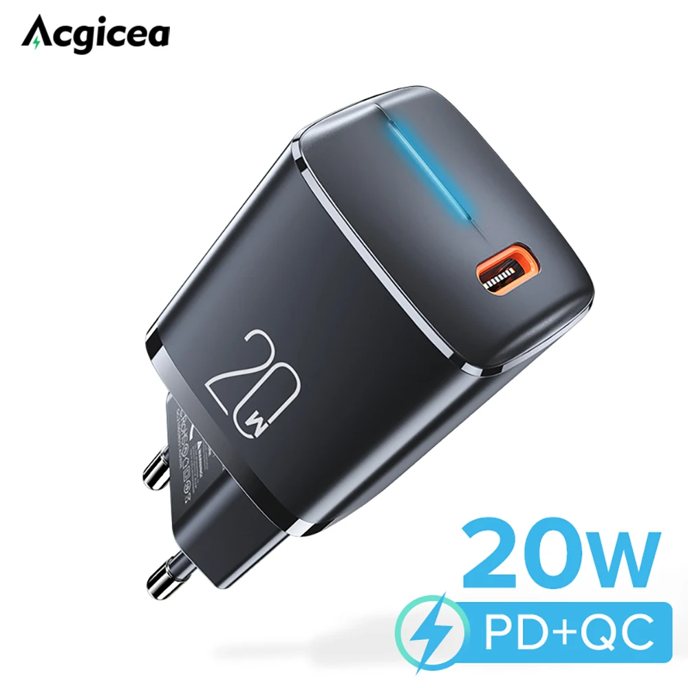 

20W PD Charger Quick Charge 3.0 For iPhone 13 12 11 Fast Charging For Samsung S10 Xiaomi 10 Huawei Mobile Phone Quick Chargers