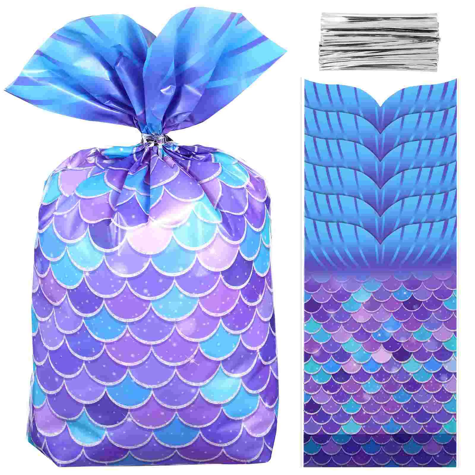 100 шт. целлофановый хвост сумка для конфет сумки Goodie Opp маленькие украшения