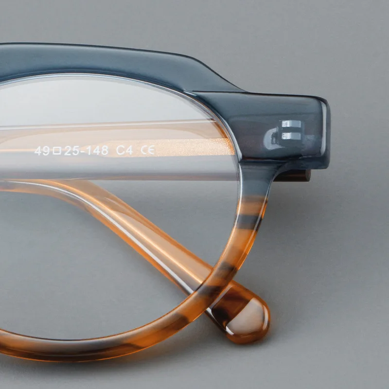 Трендовые очки с защитой от синего света женские круглые для близорукости оправа