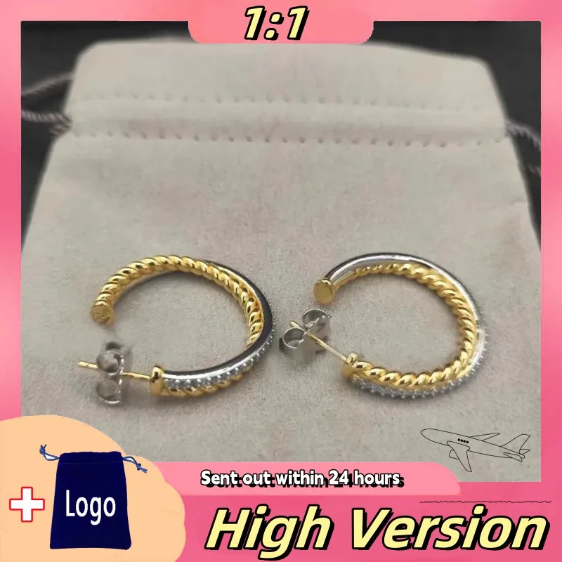 Bolsas E Caixas De Joias Premium Brincos DY Na Moda Ideais Para Festivais Casais 2024