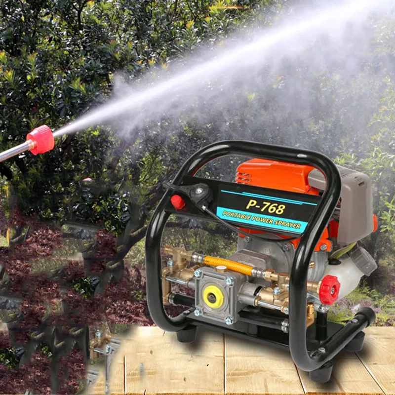 

Gasoline Fight Drugs Four-stroke Disinfection Machine Agricultural Fruit Tree Garden Sprayer Car Washing Machine