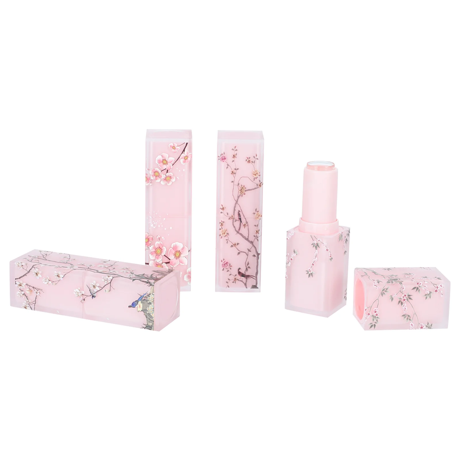 

Lip Lipstick Gloss Tube Tubes Empty Balm Container Containers Refillable Bottle Diy Oil Bottles Storage Vials Case Square Holder