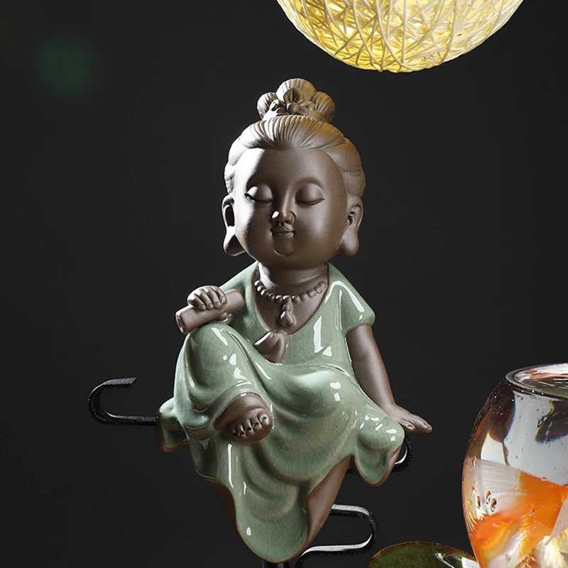 Керамический аквариум для жилой комнаты креативная Экологичная офисная