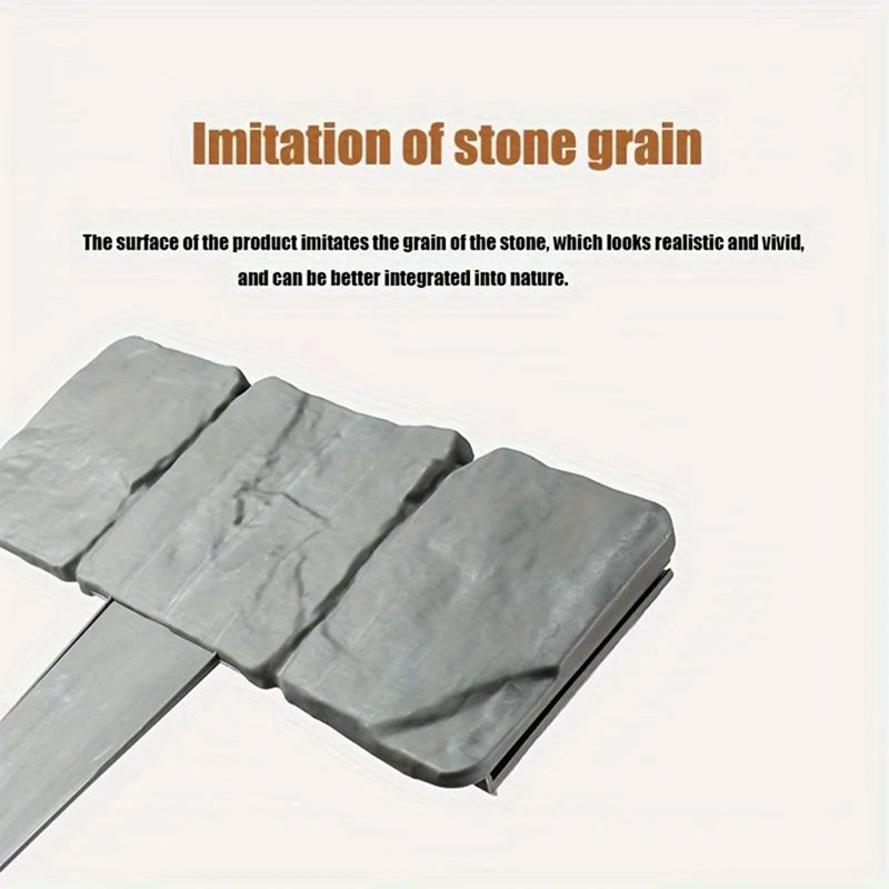 Бордюр края садового патио панели забора из искусственного камня уличный барьер