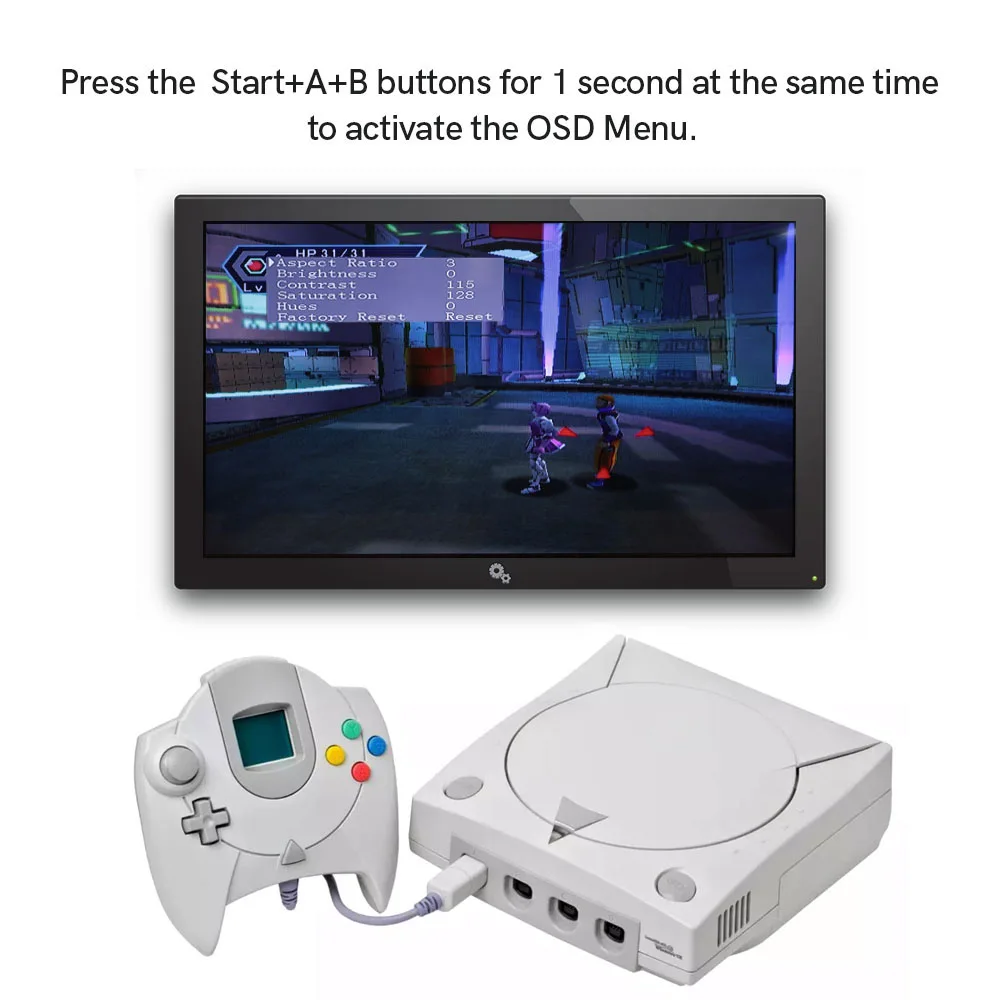 Hispeedido Digital HDMI MOD Kit SEGA DC to 1080P TV Mod для консоли Dreamcast