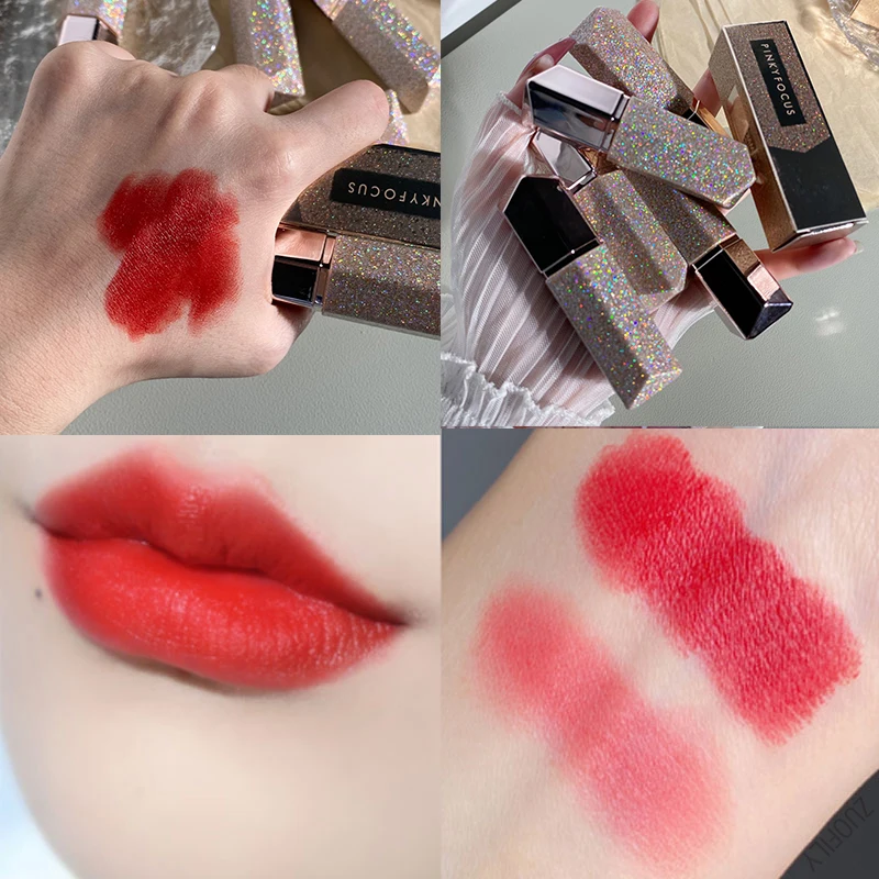 

Star Diamond Silky Lipstick Velvet Matte Lip Gloss Makeup Long Lasting Waterproof Lip Balm Smooth Pigmented Cosmetics
