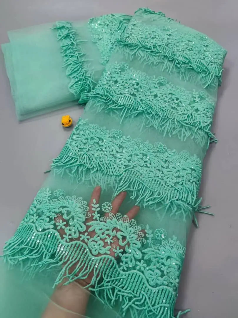 Африканская кружевная ткань 2022 высококачественное кружево 5 ярдов новейшая