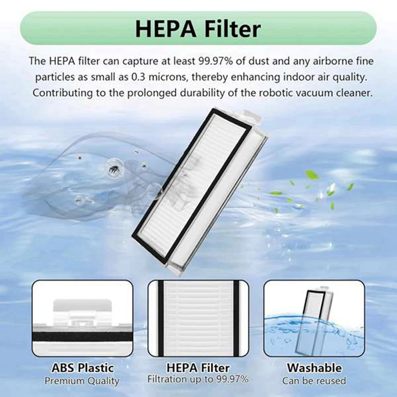 Комплект аксессуаров для Roborock Q8 Max Max+(Plus) Q5 Pro Pro+(Plus) Запчасти робота-пылесоса