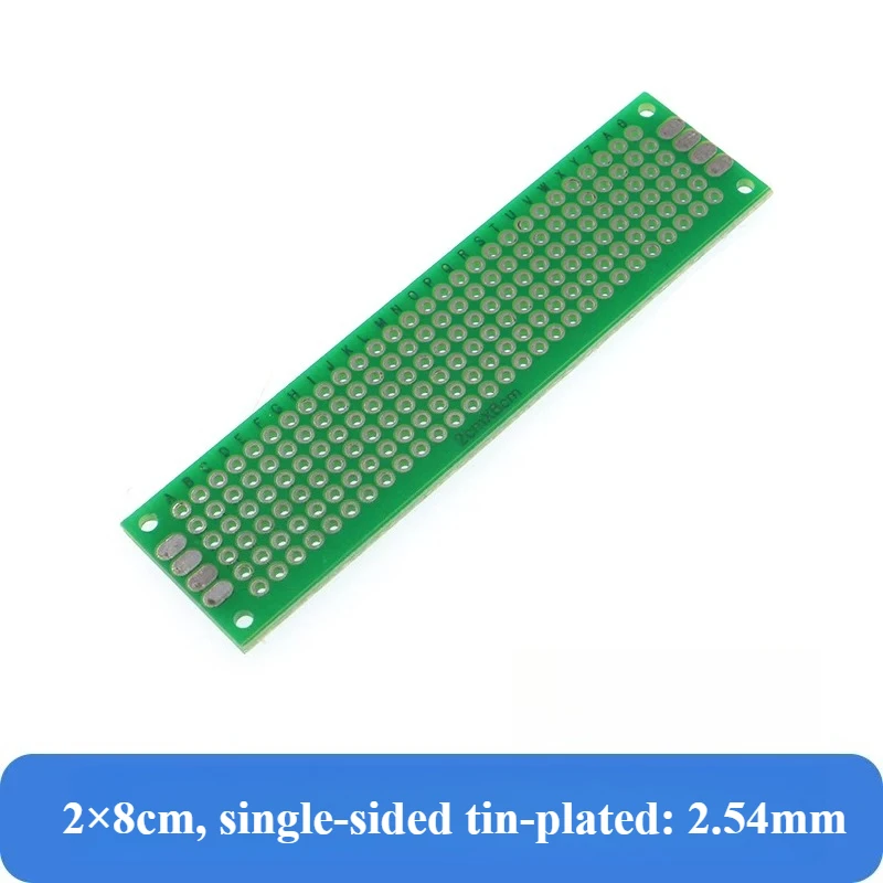 Фото Универсальная односторонняя плата PCB с 7 отверстиями, 9 линиями, 18*30, экспериментальная плата 15*20 см №3