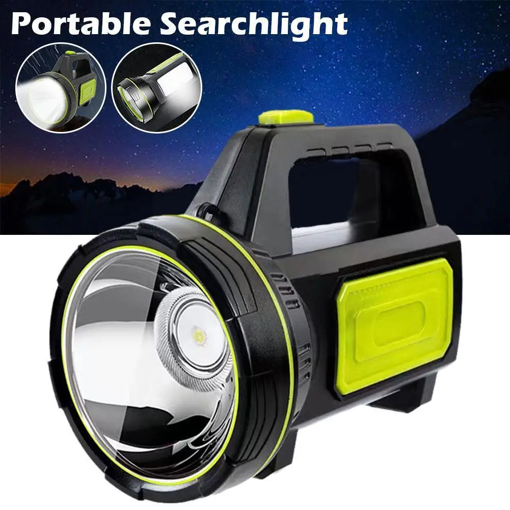 

USB Rechargeable Camping Light 3 Modes Led Flashlight Lamp Searchlight Emergency Light Flash Camping Portable Waterproof J7Q5