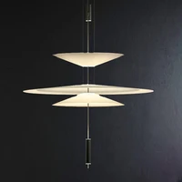 Nowoczesna osobowość LED wiszące lampy latający spodek Home Decor dania projektant stół Bar salon UFO wisiorek światła 2