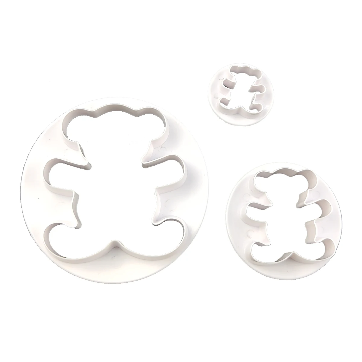 

New Kitchen Cookie Cutters Bear Shape Animal Biscuit Embossing Mould Fondant Fudge Pastry Decorating Baking Tools DIY Cake Mold