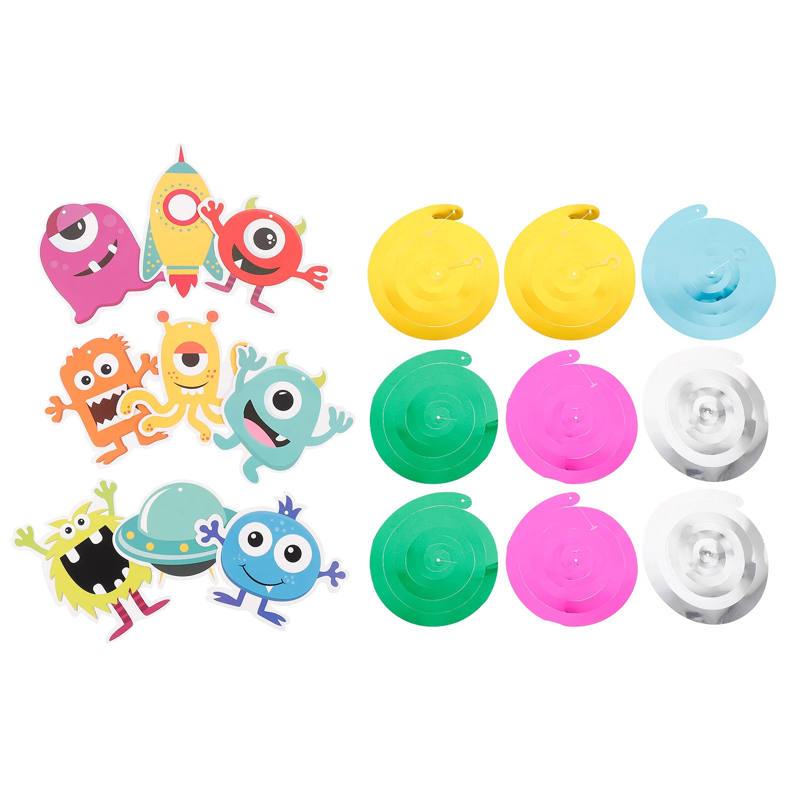 18 шт. украшения рождественские детские завитки растяжки для вечеринок вечерние