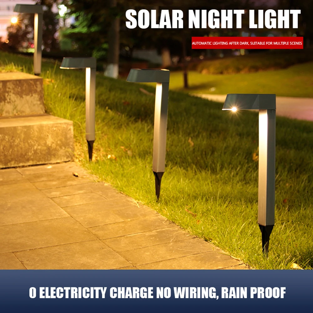 

6/4pcs Lawn Lamp Solar Garden Light Warm Light Waterproof Outdoor Garden Decoration Courtyard Pathway Landscape Light Soalr Lamp