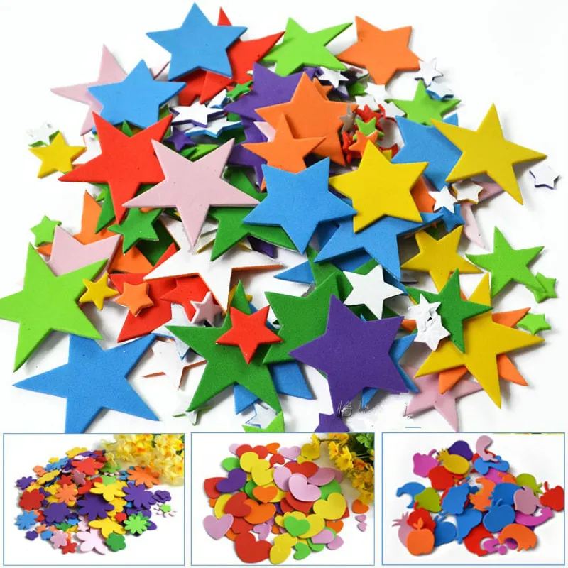 

Самоклеящаяся 3D Наклейка на стену из вспененного материала с клеем для детей DIY Мультяшные декоративные поделки для раннего обучения обучающие игрушки