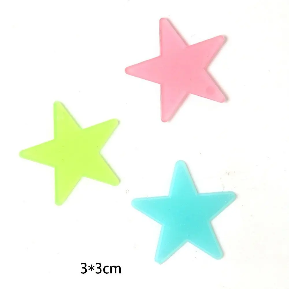 3D флуоресцентные стикеры в виде звезд настенные светящихся красочные Стикеры