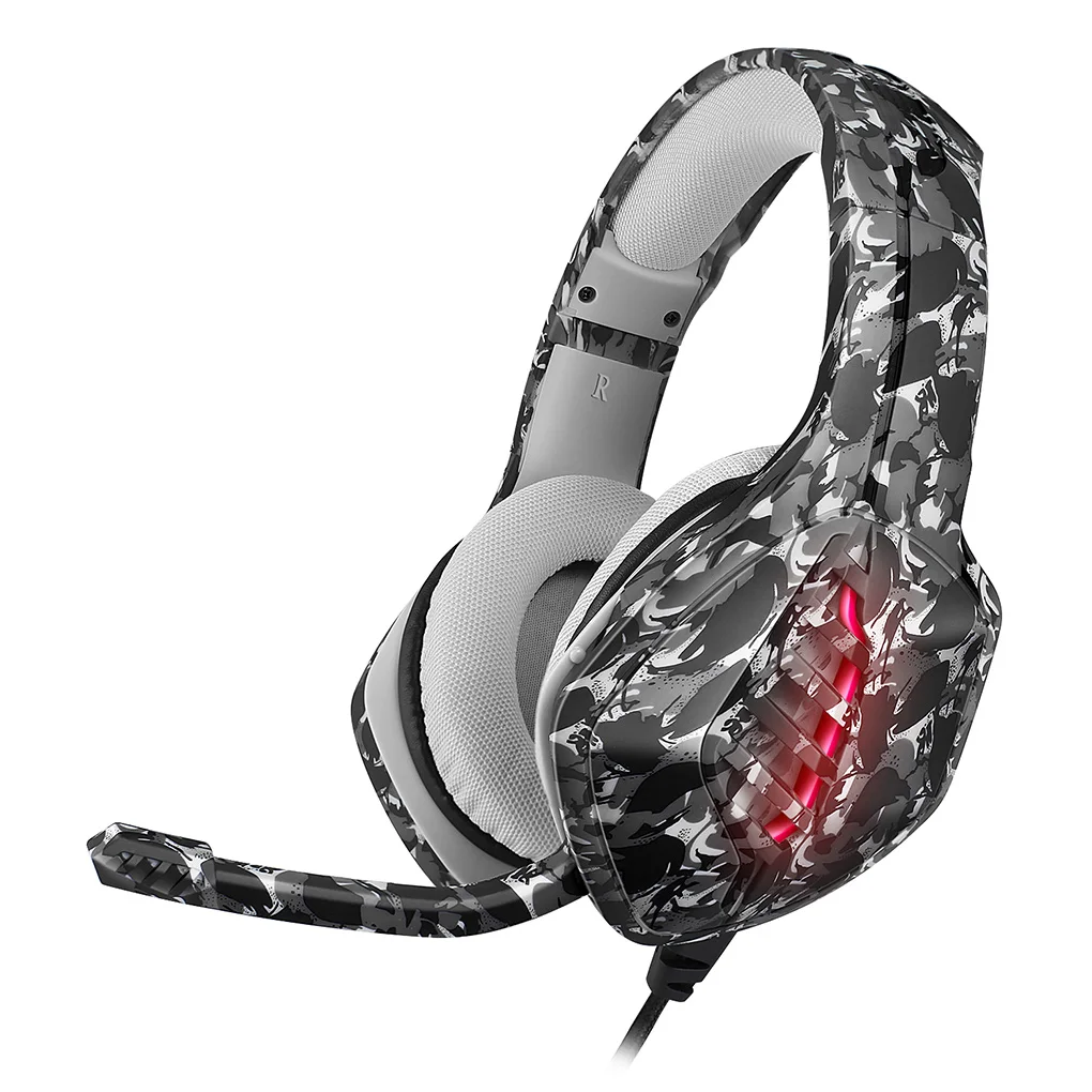 

3.5mm Gaming Headphone Computer Game Console Stereo Head Mount Headset with Microphone and LED Light