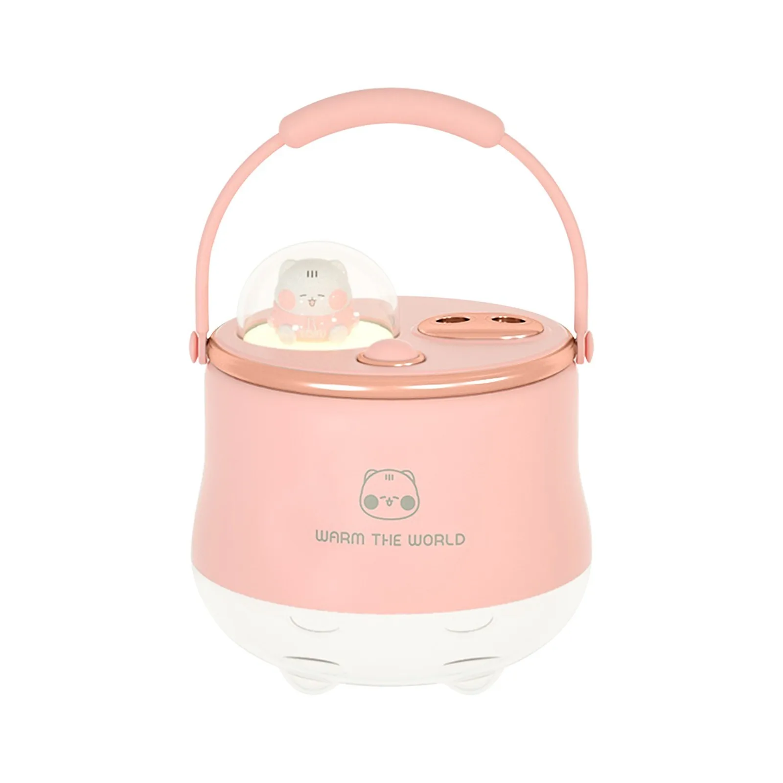 

Car Humidifier Cool Mist Humidifier Mini Cute Atomizing Humidifier With Dual Fog Mode 400ml Portable Humidifier
