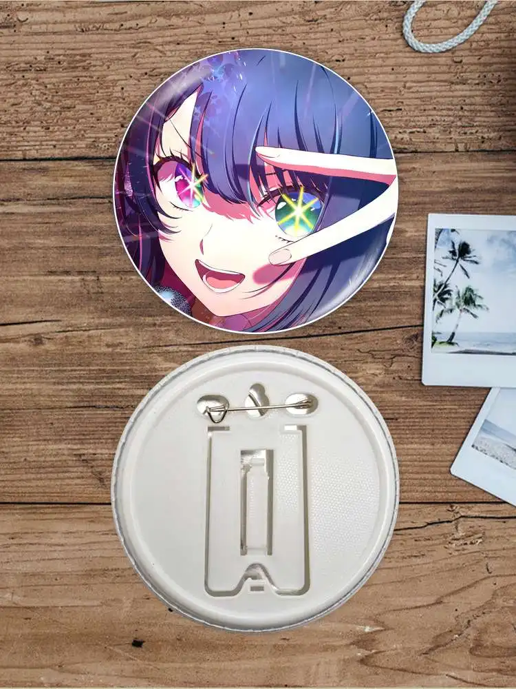Kurokawa Akane аниме персонажи игры мягкая Кнопка значок брошь якорь периферийные