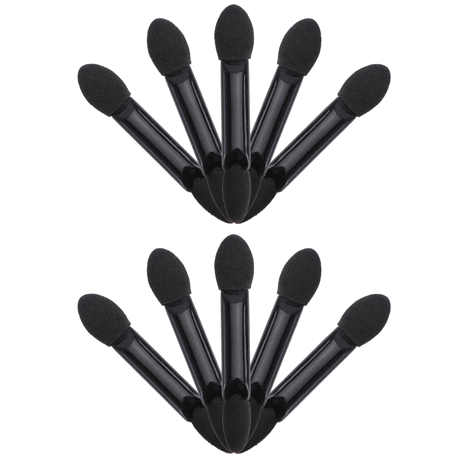 

10 Pcs Kit De Manicura Dual Sided Eye Shadow Brush Disposable Sponge Applicator