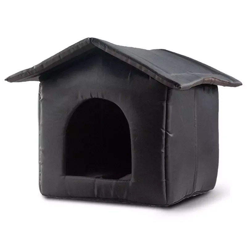 

Outdoor Houses Dog Kennel Cat House Outdoor Tent With Water-Resistant Oxford Cloth Roof Stray Cats Shelter For Cute Cats Dogs