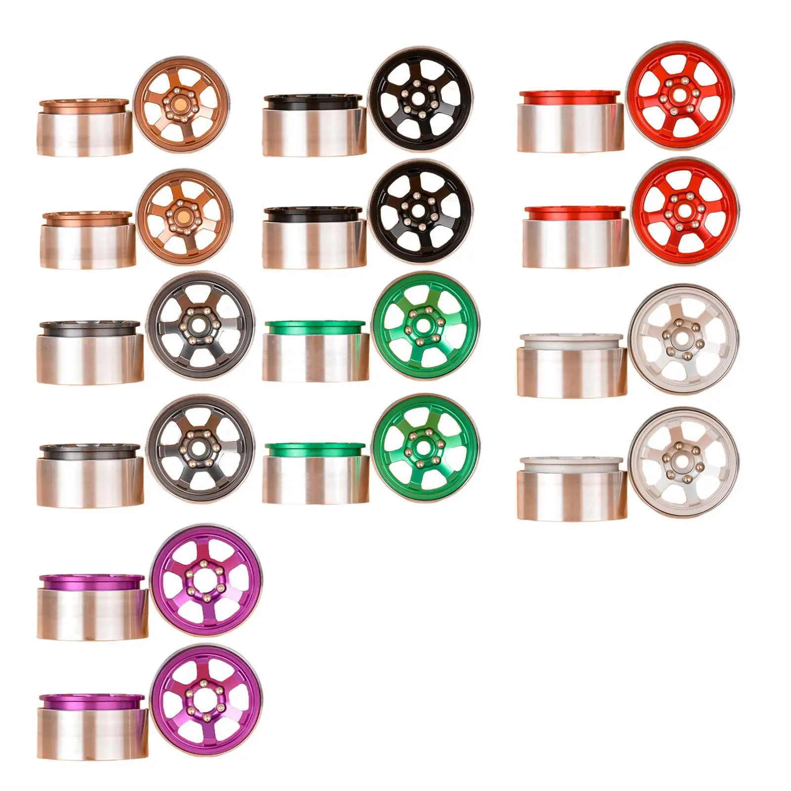 

4 шт., колесные диски для грузовиков 1:10