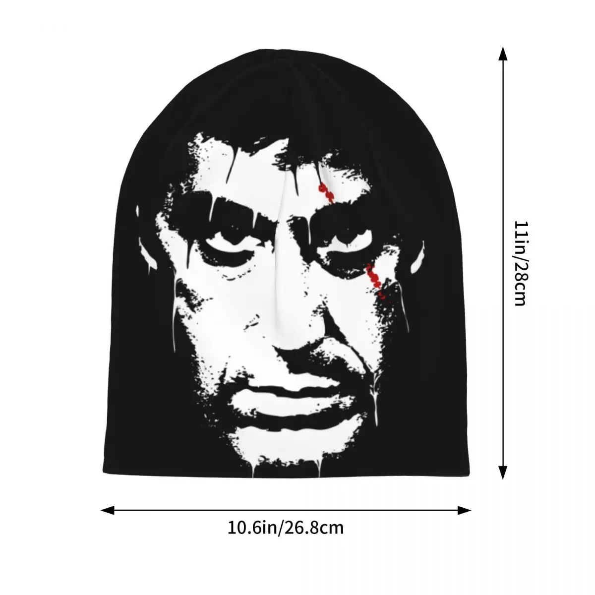 Шапка-бини унисекс Повседневная Уличная теплая многофункциональная вязаная