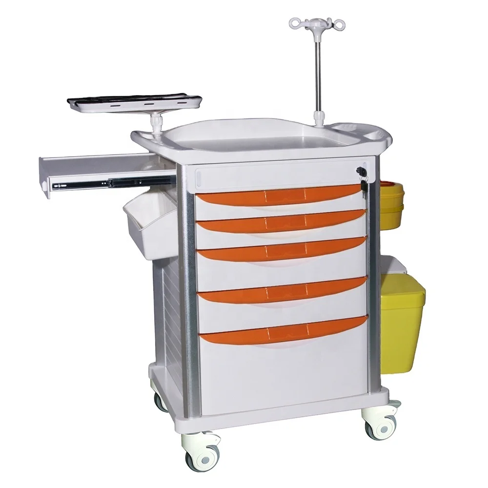 

Smart medicine cart medication carts with lock box for nursing homes
