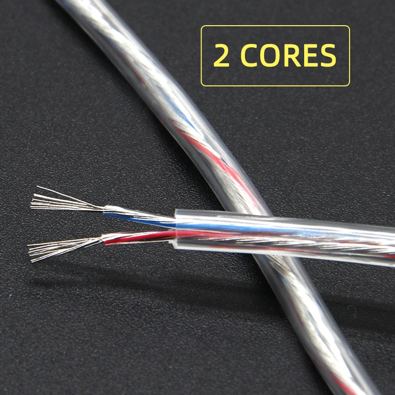 

Прозрачный электрический провод 1-20 м